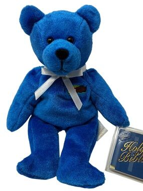 Holy Bears Promise Holy Bible 9" Blue Bear Noah's Ark From the Heart Series